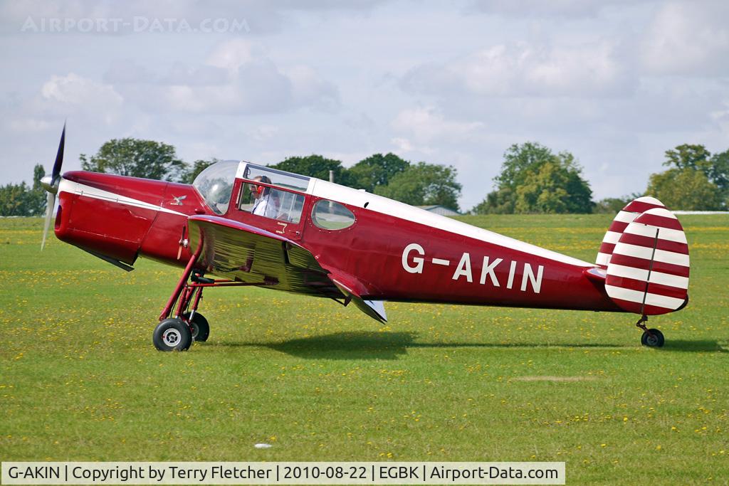 G-AKIN, 1947 Miles M38 Messenger 2A C/N 6728, 1947 Miles Aircraft (northern Ireland) Ltd MILES M38 MESSENGER 2A, c/n: 6728 at 2010 Sywell Airshow