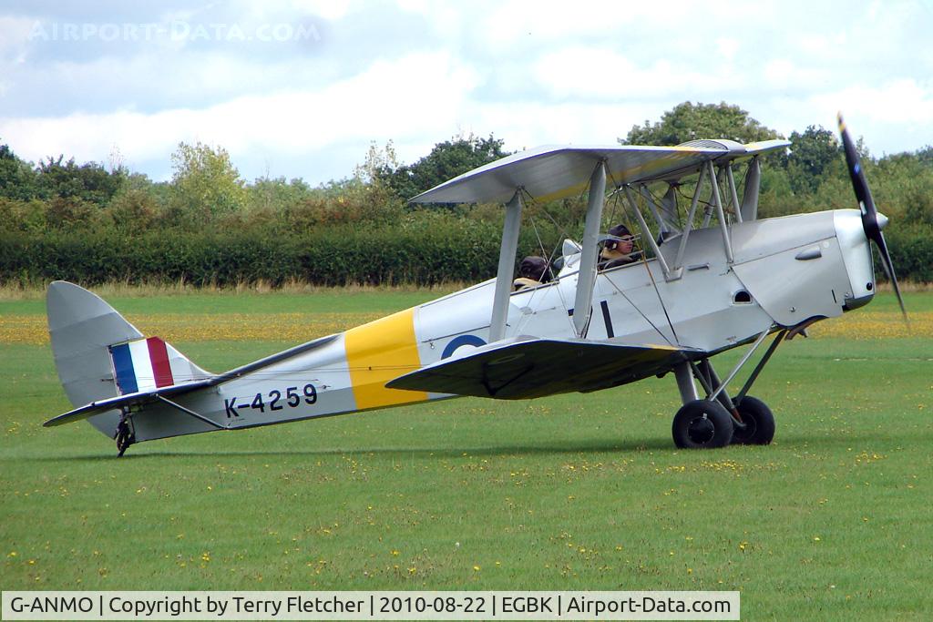G-ANMO, 1935 De Havilland DH-82A Tiger Moth II C/N 3255, 1935 De Havilland DH82A TIGER MOTH, c/n: 3255 at 2010 Sywell Airshow