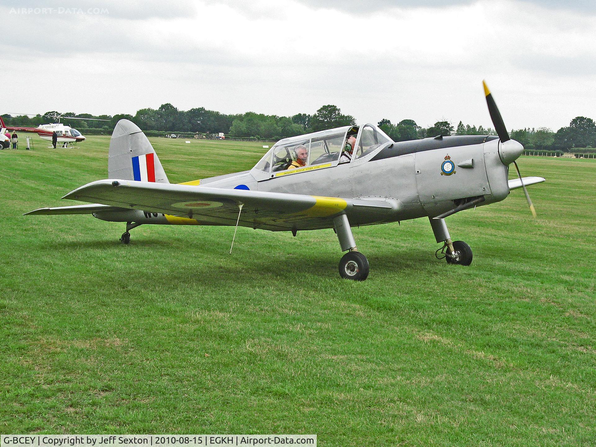G-BCEY, 1951 De Havilland DHC-1 Chipmunk T.10 C/N C1/0515, Chipmunk Mk10 (WG465) at Headcorn