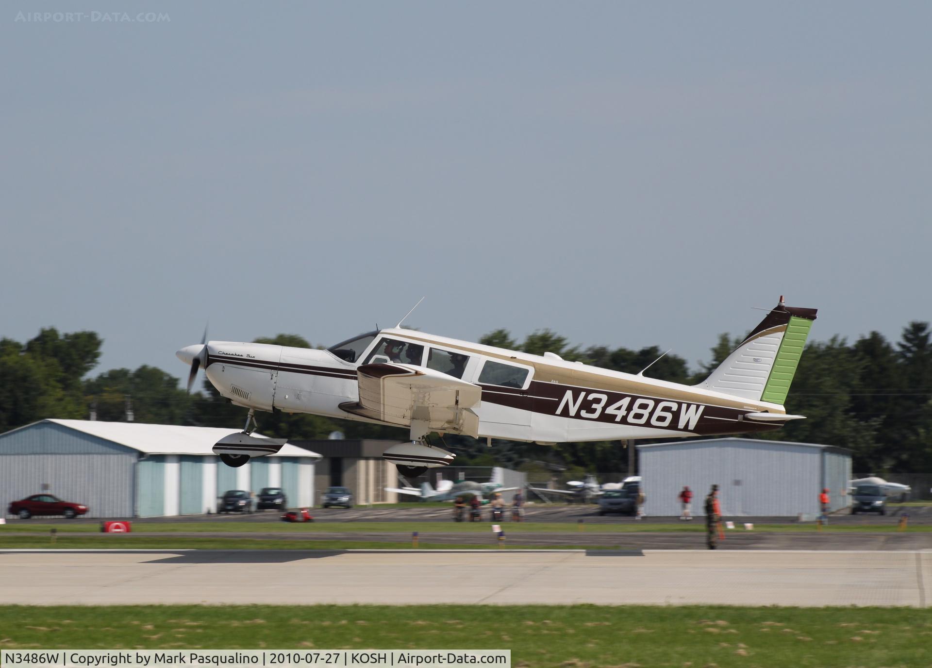 N3486W, 1966 Piper PA-32-260 Cherokee Six Cherokee Six C/N 32-364, Piper PA-32-260