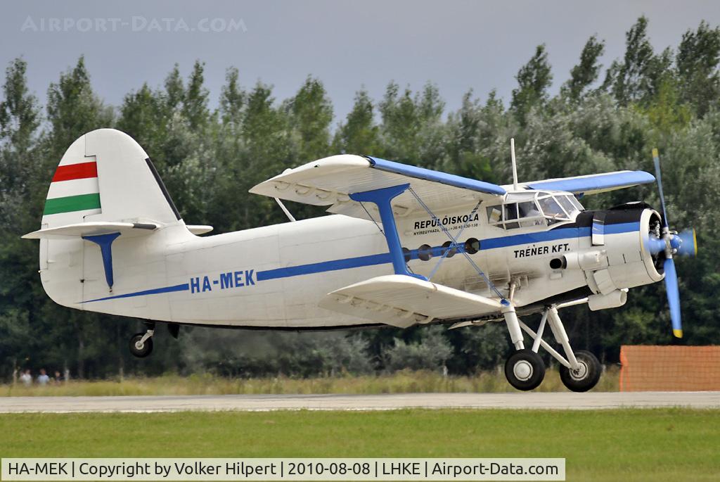 HA-MEK, 1980 Antonov An-2 C/N 1G190-20, at Kecskemet
