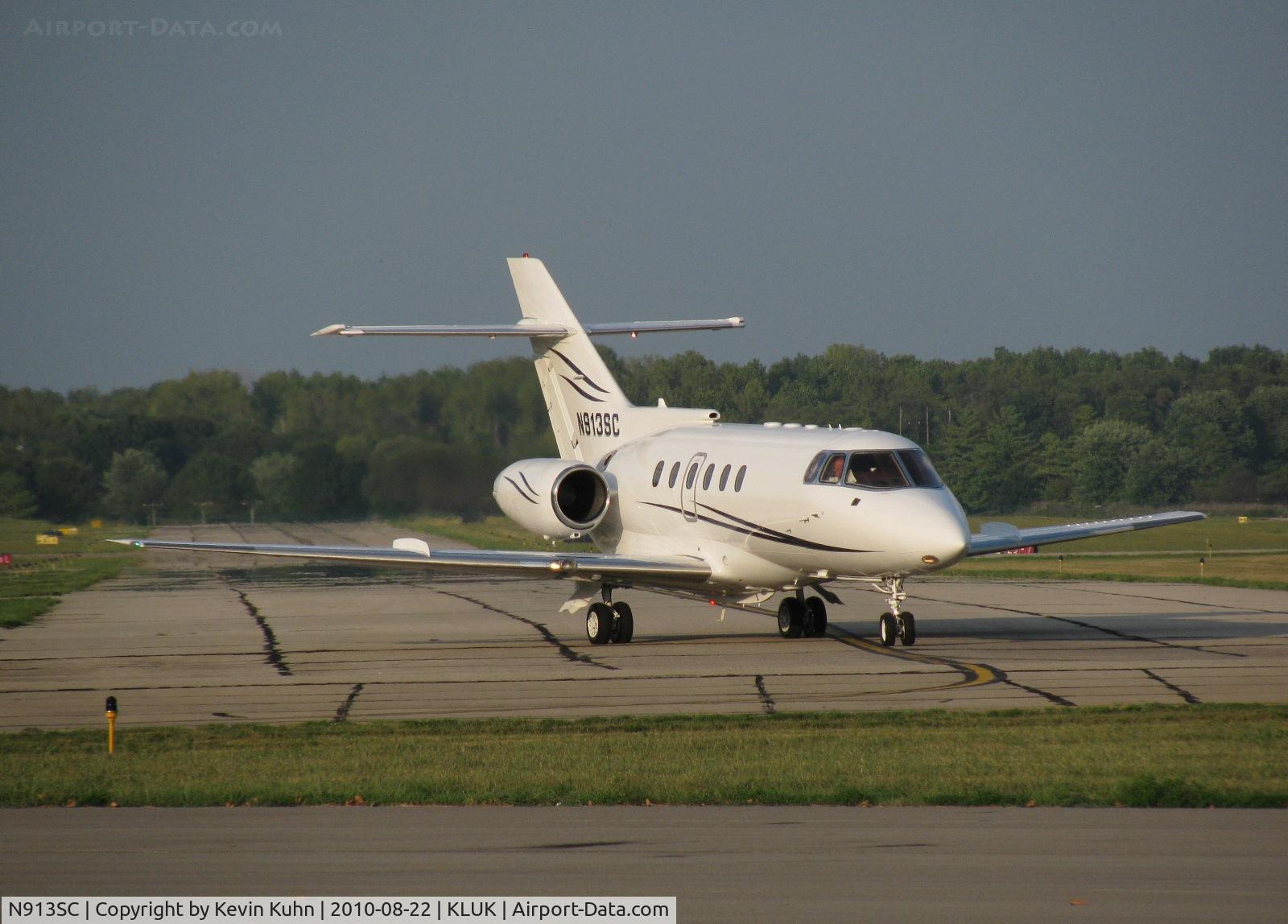 N913SC, British Aerospace BAe.125 Series 800A C/N 258125, Jetspeed 913