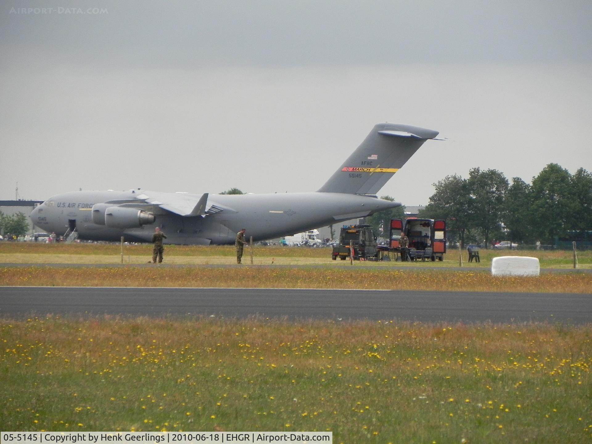 05-5145, 2005 Boeing C-17A Globemaster III C/N P-145, Dutch AF Open Day,  Gilze Rijen AFB