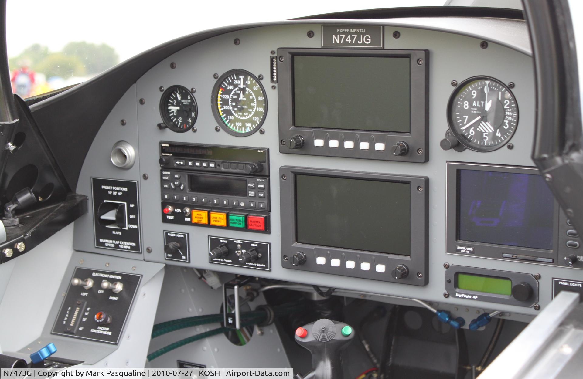 N747JG, 2008 Vans RV-8 C/N 81612, RV-8