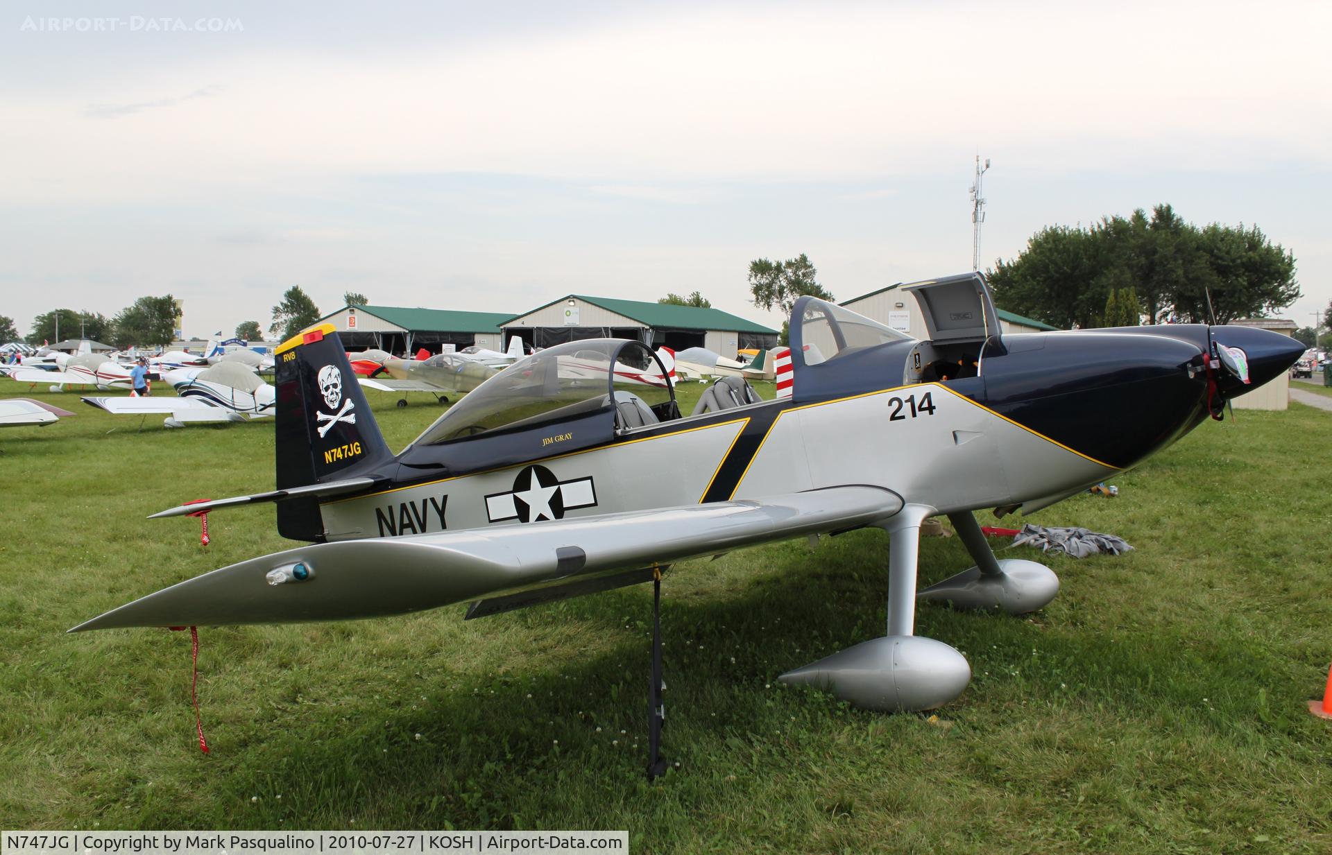 N747JG, 2008 Vans RV-8 C/N 81612, RV-8