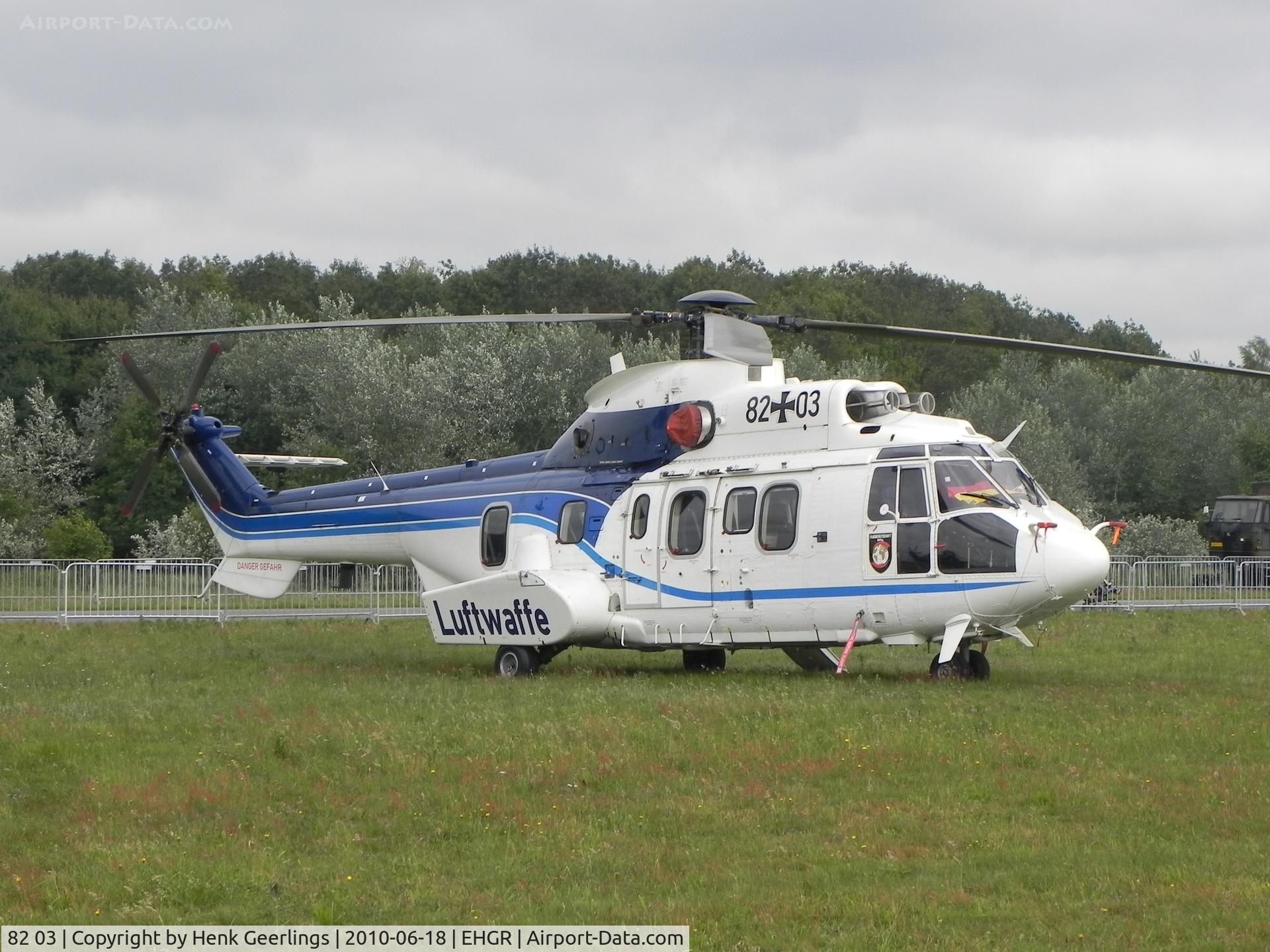 82 03, Eurocopter AS-532U2 Cougar C/N 2460, Dutch AF Open Day,  Gilze Rijen AFB

German AF