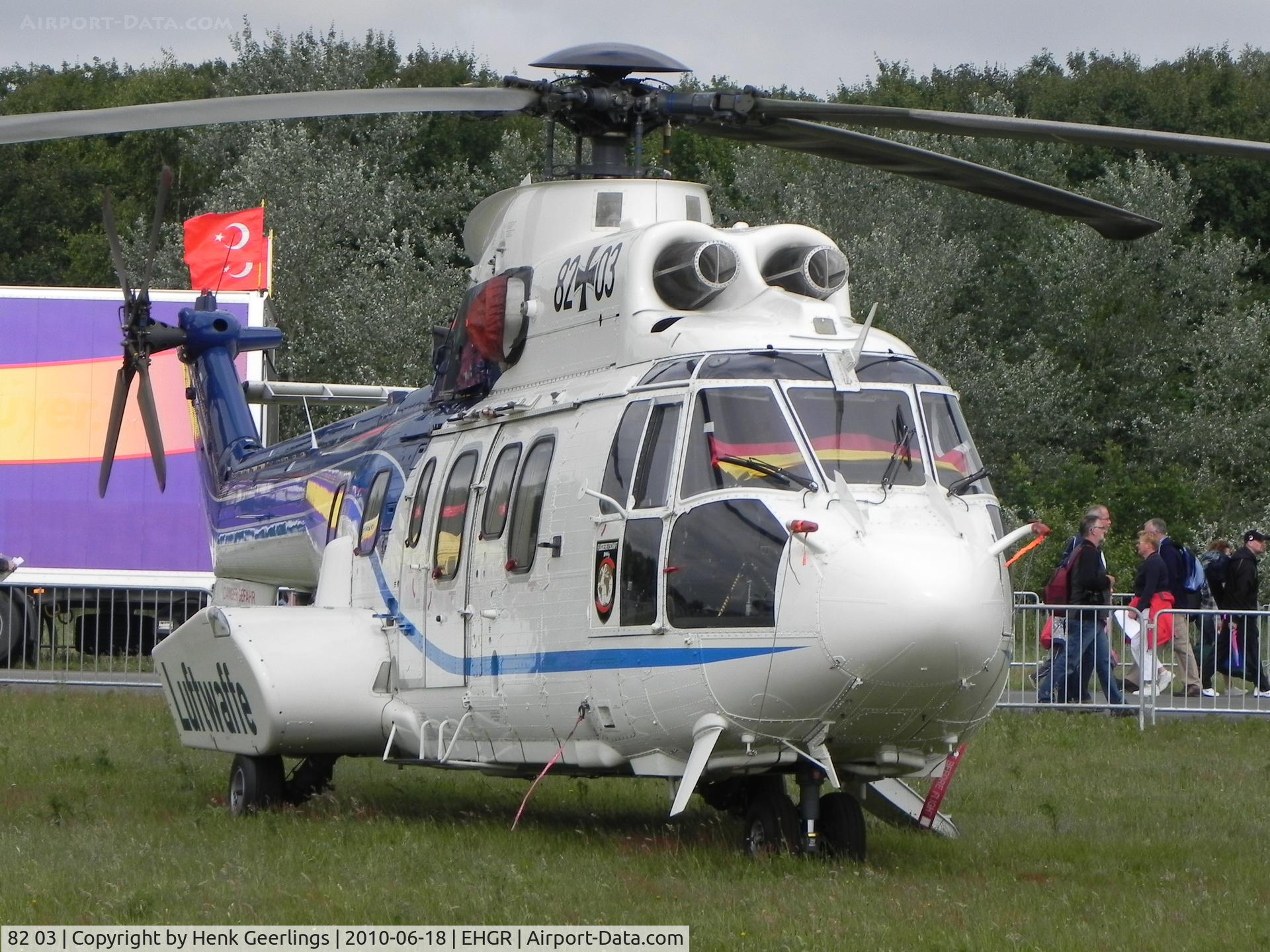 82 03, Eurocopter AS-532U2 Cougar C/N 2460, Dutch AF Open Day,  Gilze Rijen AFB

German AF