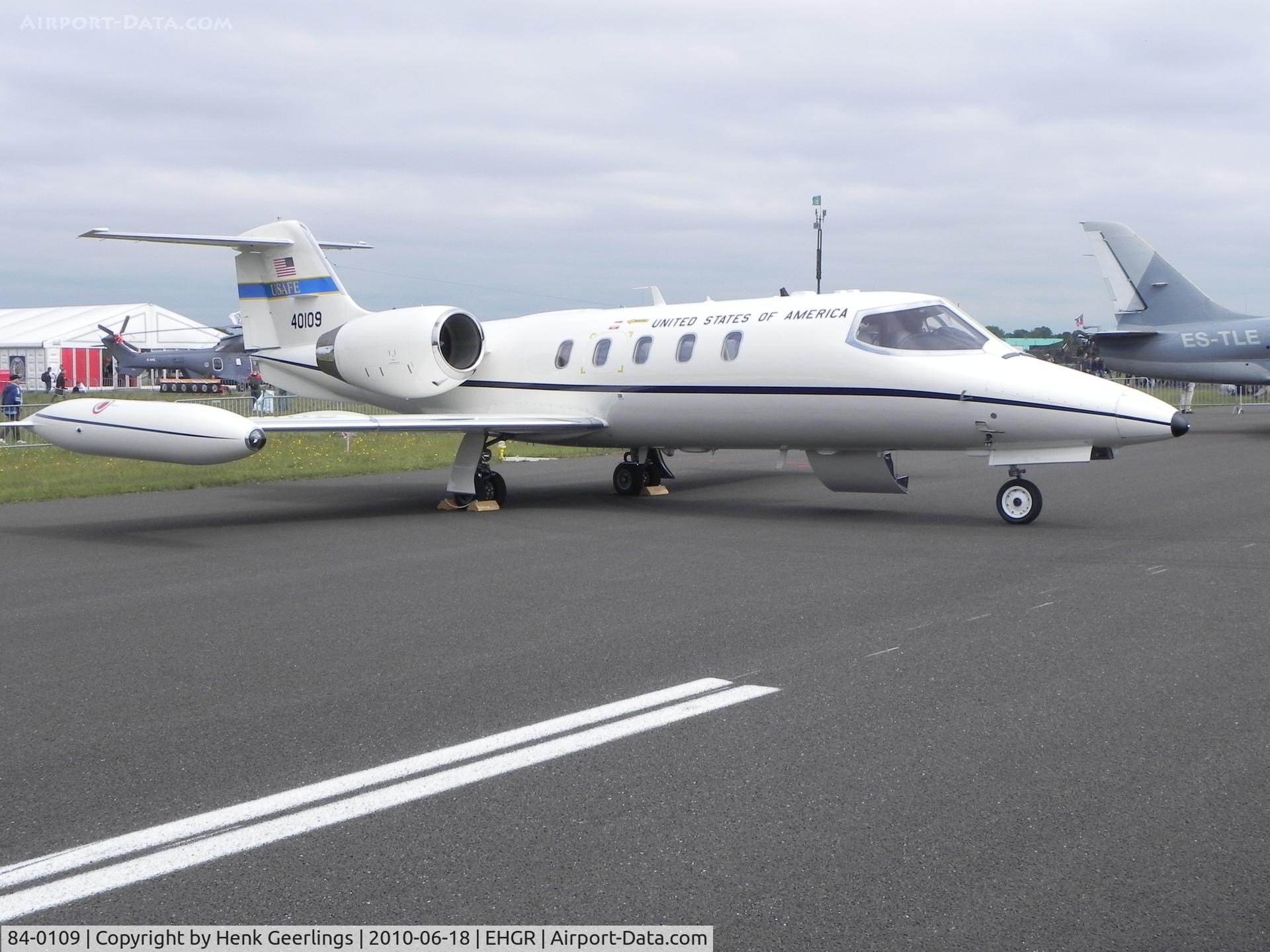 84-0109, 1984 Gates Learjet C-21A C/N 35A-555, Dutch AF Open Day,  Gilze Rijen AFB