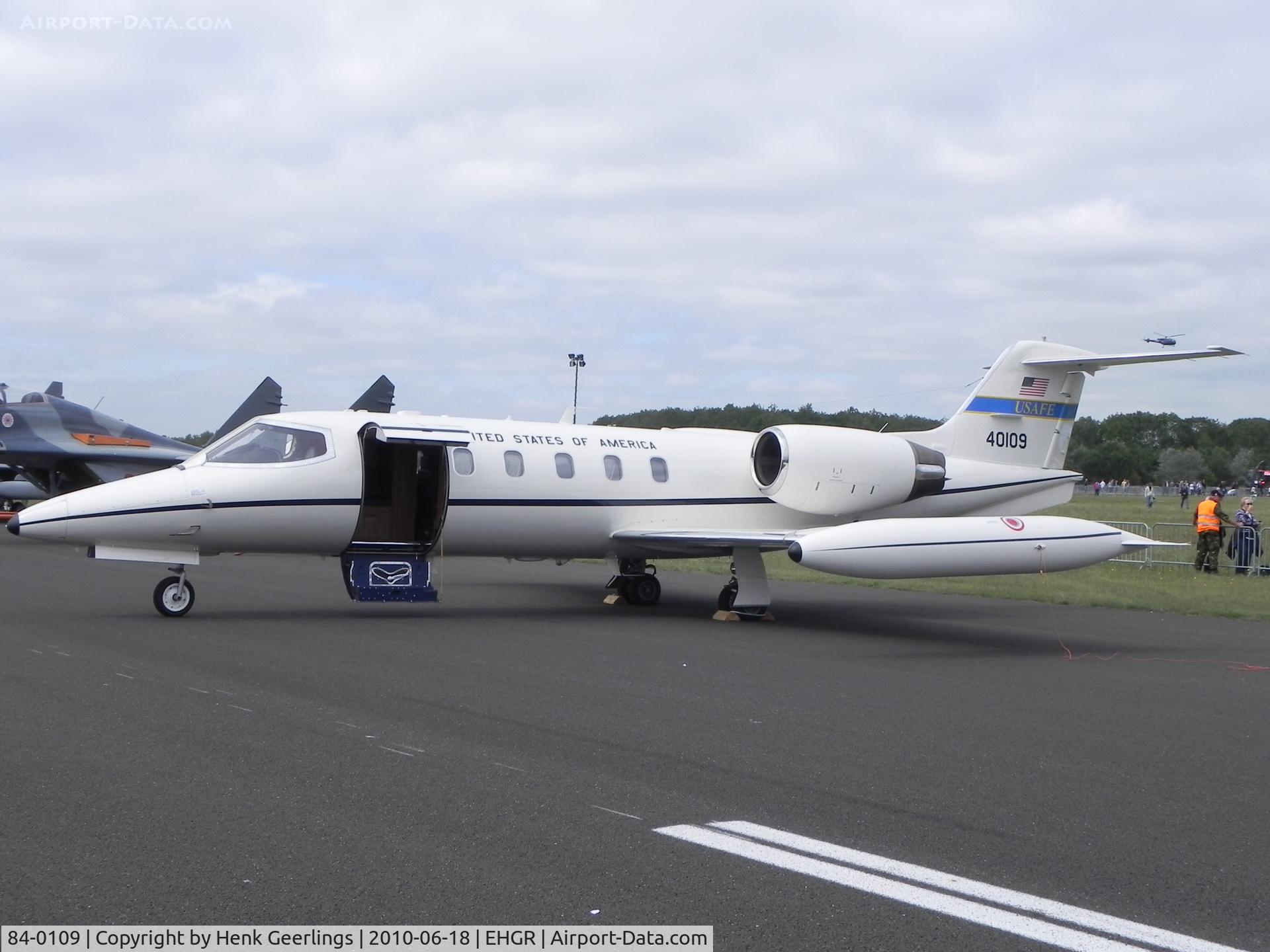 84-0109, 1984 Gates Learjet C-21A C/N 35A-555, Dutch AF Open Day,  Gilze Rijen AFB