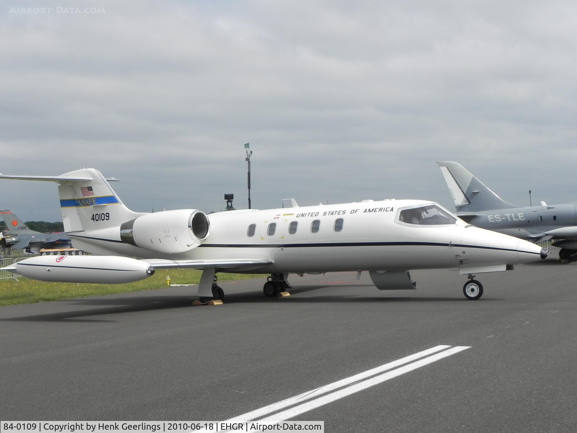 84-0109, 1984 Gates Learjet C-21A C/N 35A-555, Dutch AF Open Day,  Gilze Rijen AFB