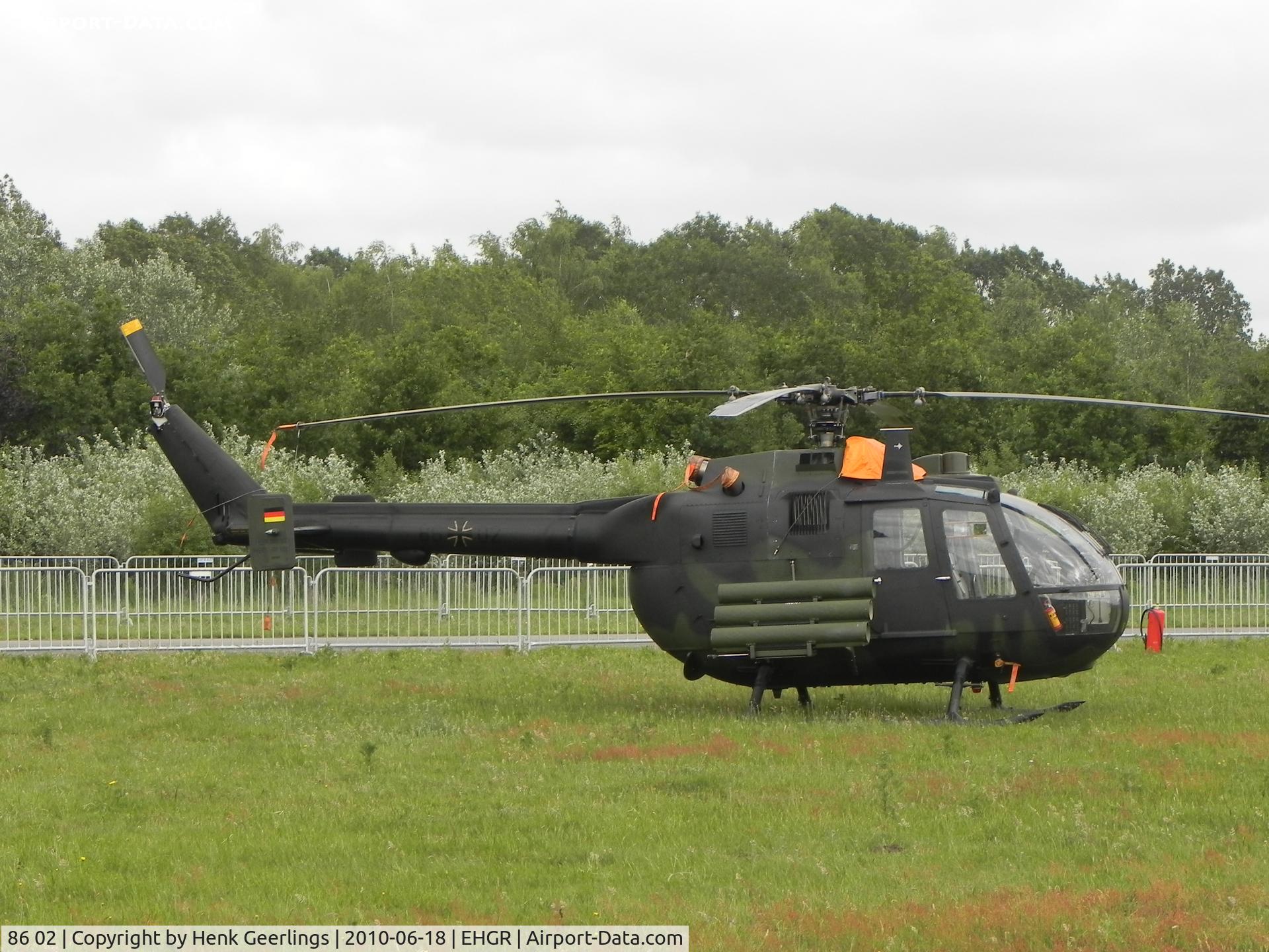 86 02, MBB Bo.105P C/N 6002, Dutch AF Open Day,  Gilze Rijen AFB

German Army