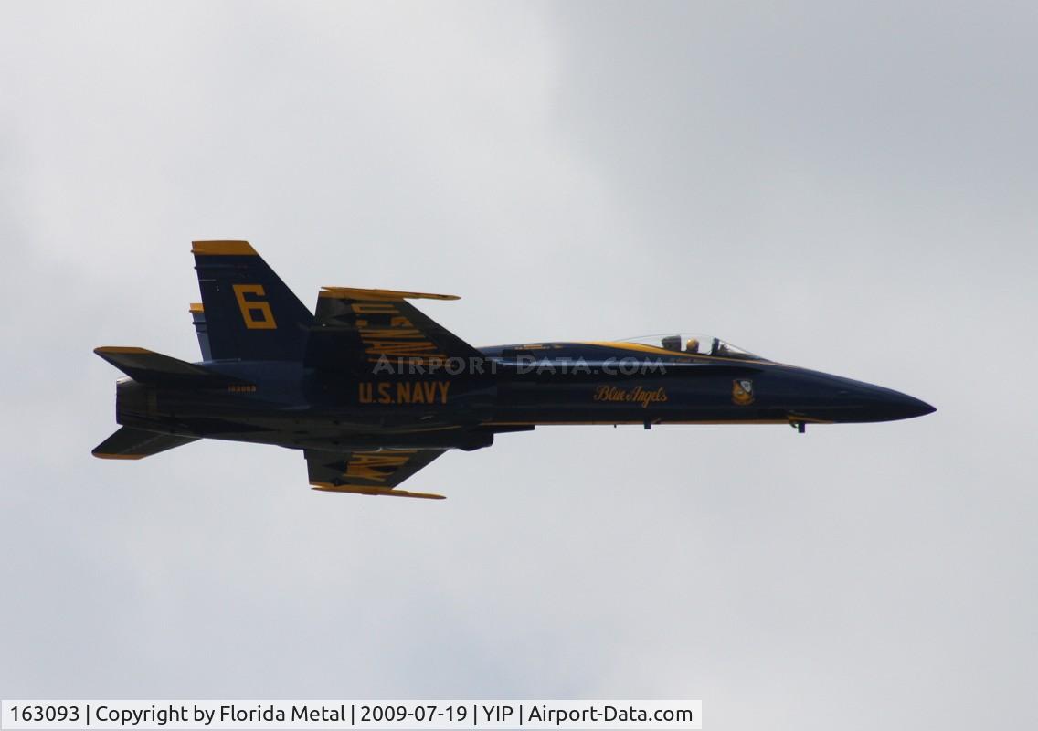 163093, McDonnell Douglas F/A-18A Hornet C/N 0475/A391, Blue Angels #6