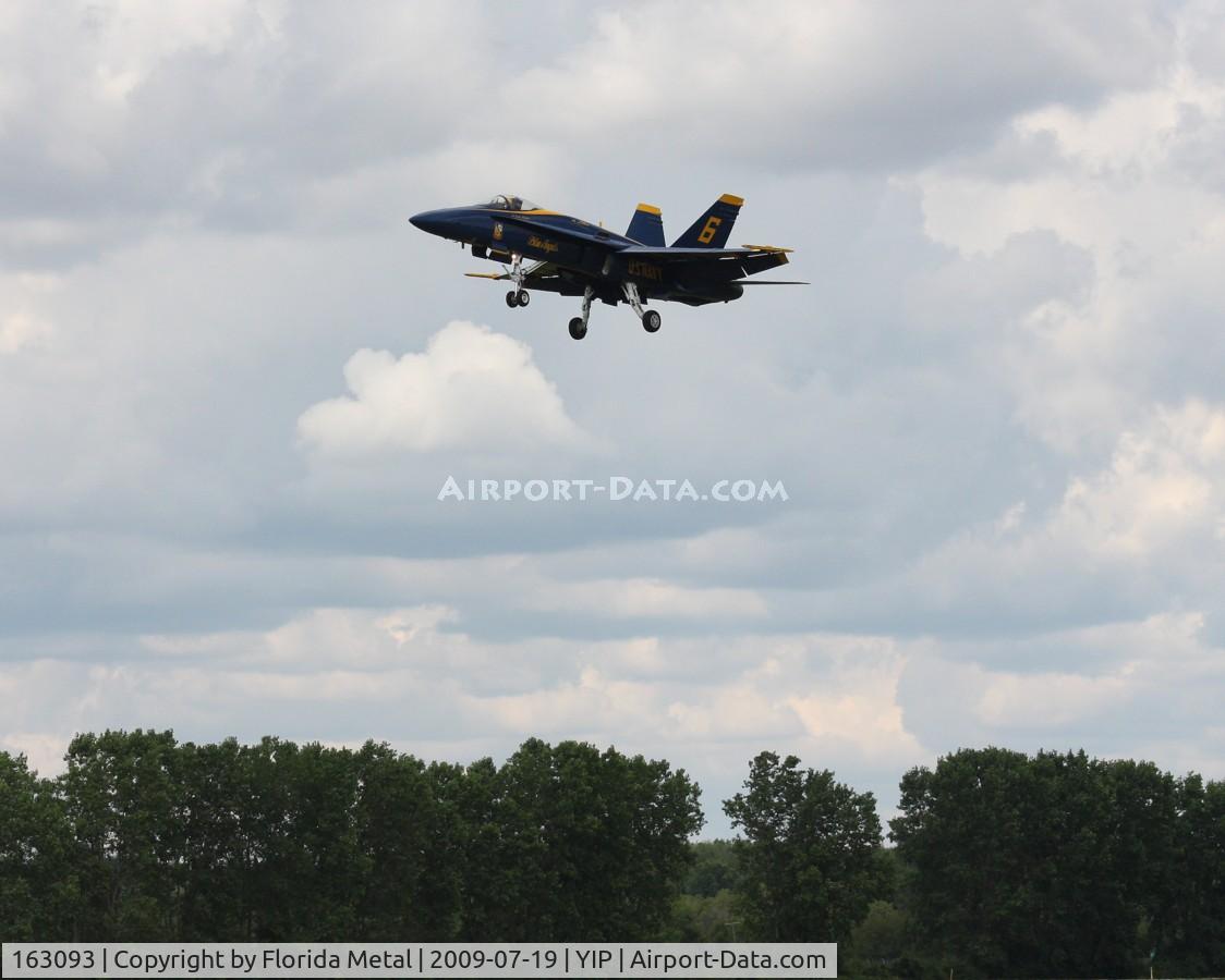 163093, McDonnell Douglas F/A-18A Hornet C/N 0475/A391, Blue Angels #6