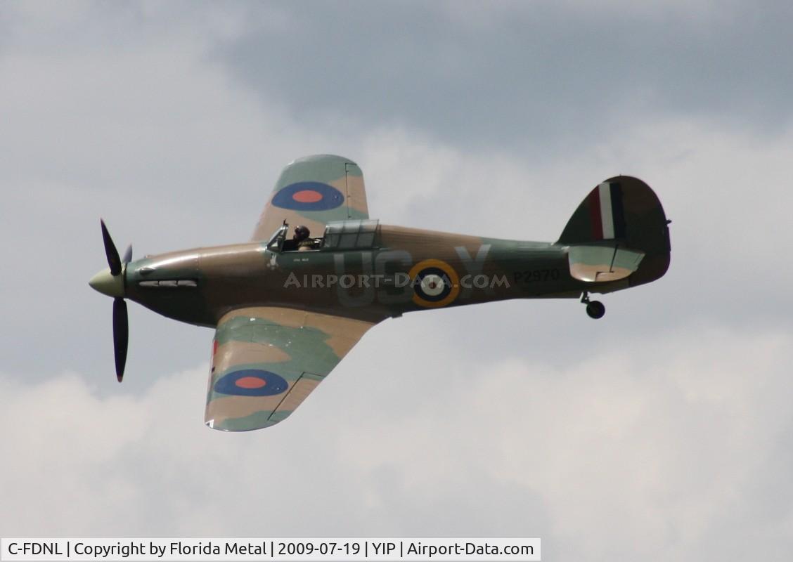 C-FDNL, 1942 Hawker (CCF) Hurricane Mk12 C/N 60372, Hurricane XII