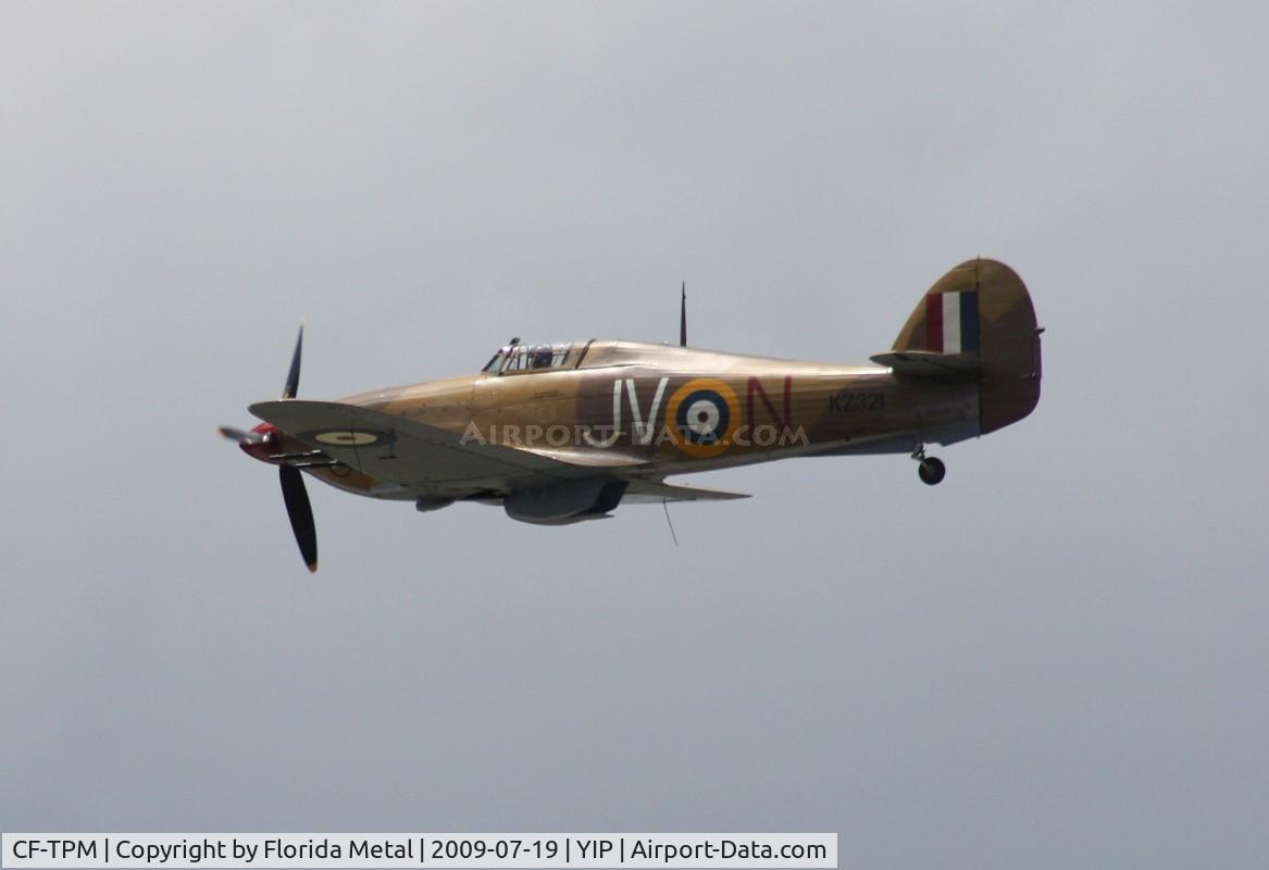 CF-TPM, 1943 Hawker Hurricane IV C/N KZ321, Hurricane MK IV
