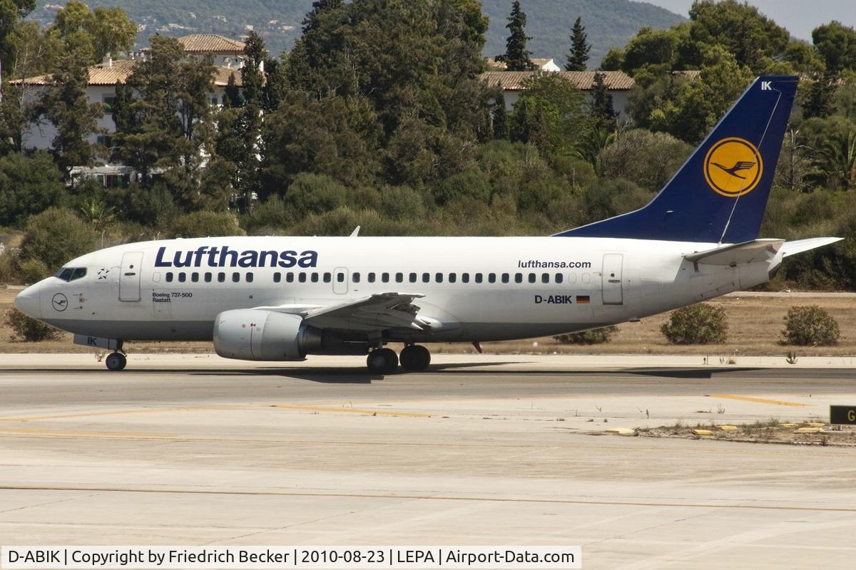 D-ABIK, 1991 Boeing 737-530 C/N 24823, taxying out to the active