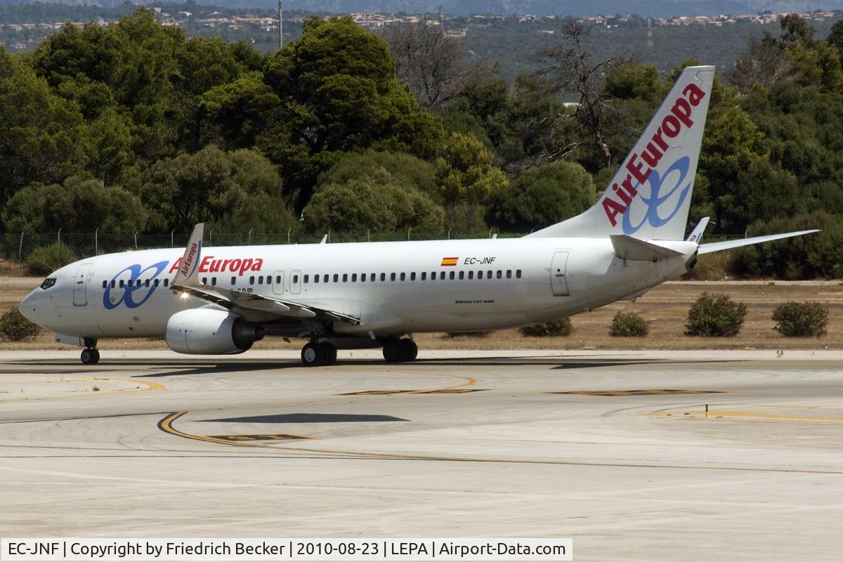 EC-JNF, 2006 Boeing 737-85P C/N 33977, taxying out to the active