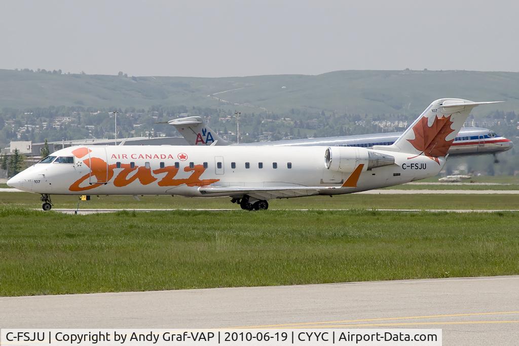 C-FSJU, 1995 Canadair CRJ-100ER (CL-600-2B19) C/N 7060, JAZZ CRJ