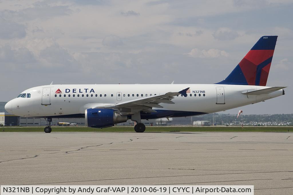 N321NB, 2001 Airbus A319-114 C/N 1414, Delta Airline A319