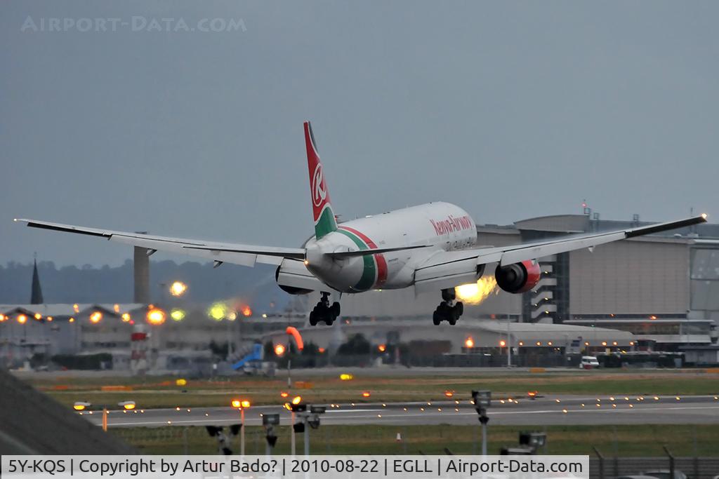 5Y-KQS, 2005 Boeing 777-2U8/ER C/N 33683, Kenya Airways