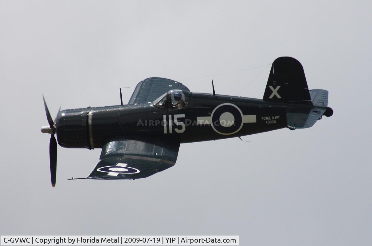 C-GVWC, 1945 Goodyear FG-1D Corsair C/N 3367, FG-1D Corsair