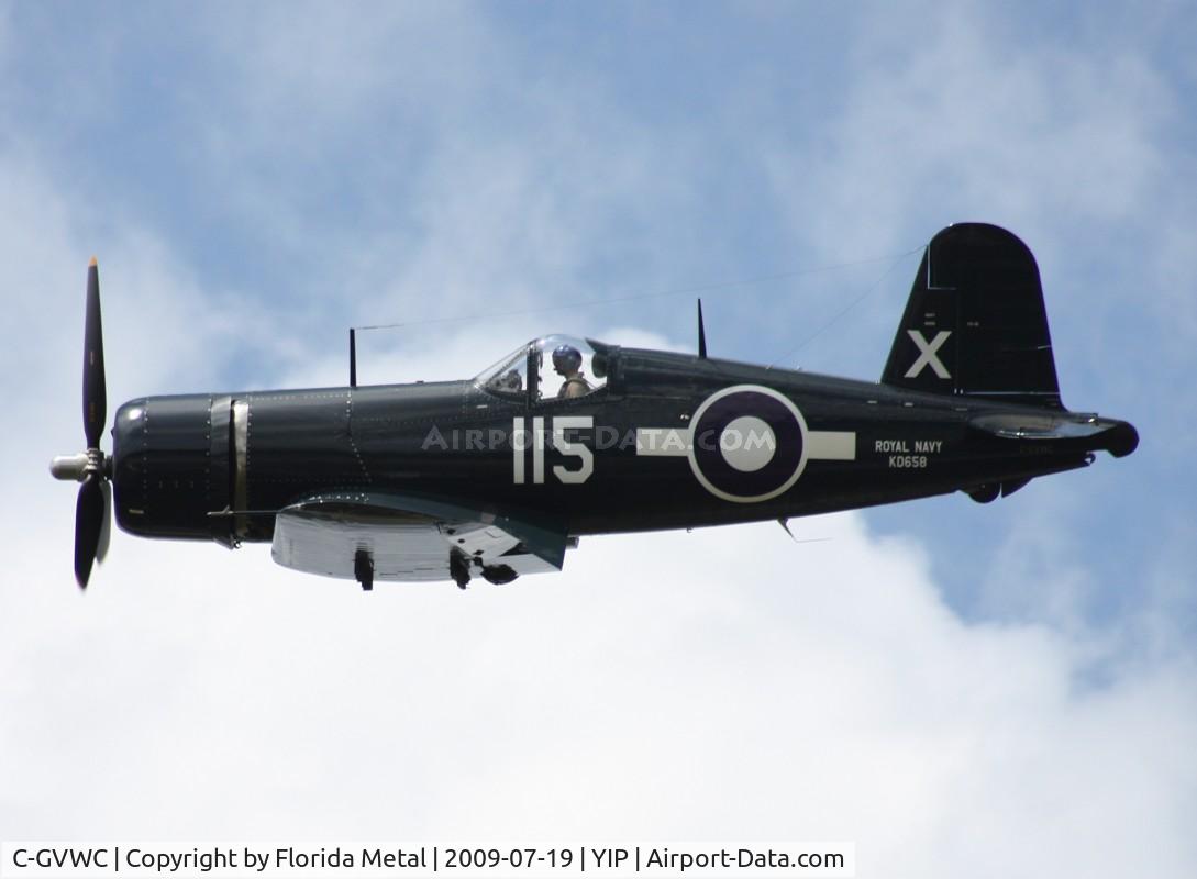 C-GVWC, 1945 Goodyear FG-1D Corsair C/N 3367, Royal Navy FG-1D