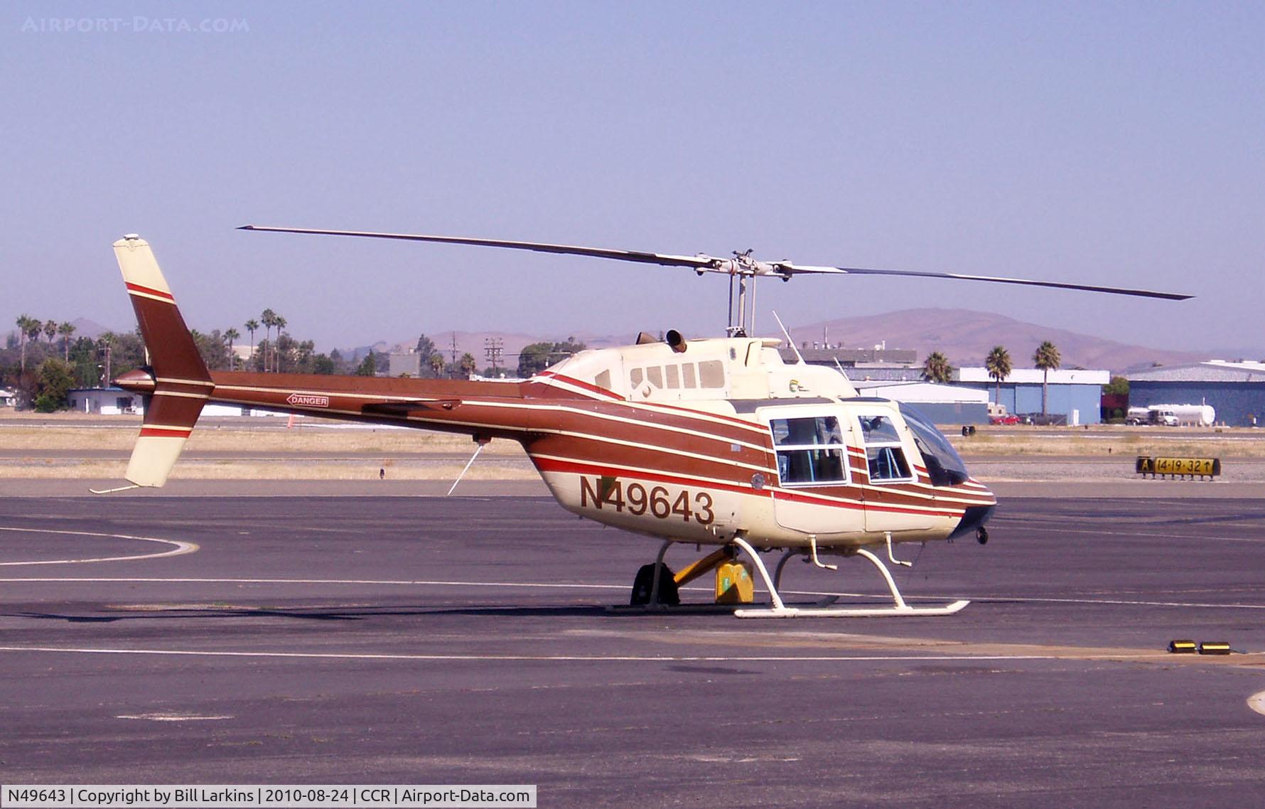 N49643, 1975 Bell 206B JetRanger C/N 1813, Visitor