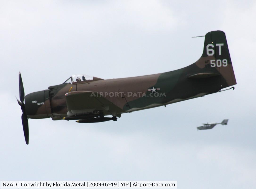 N2AD, 1947 Douglas AD-1 Skyraider C/N 09257/2085, AD-1