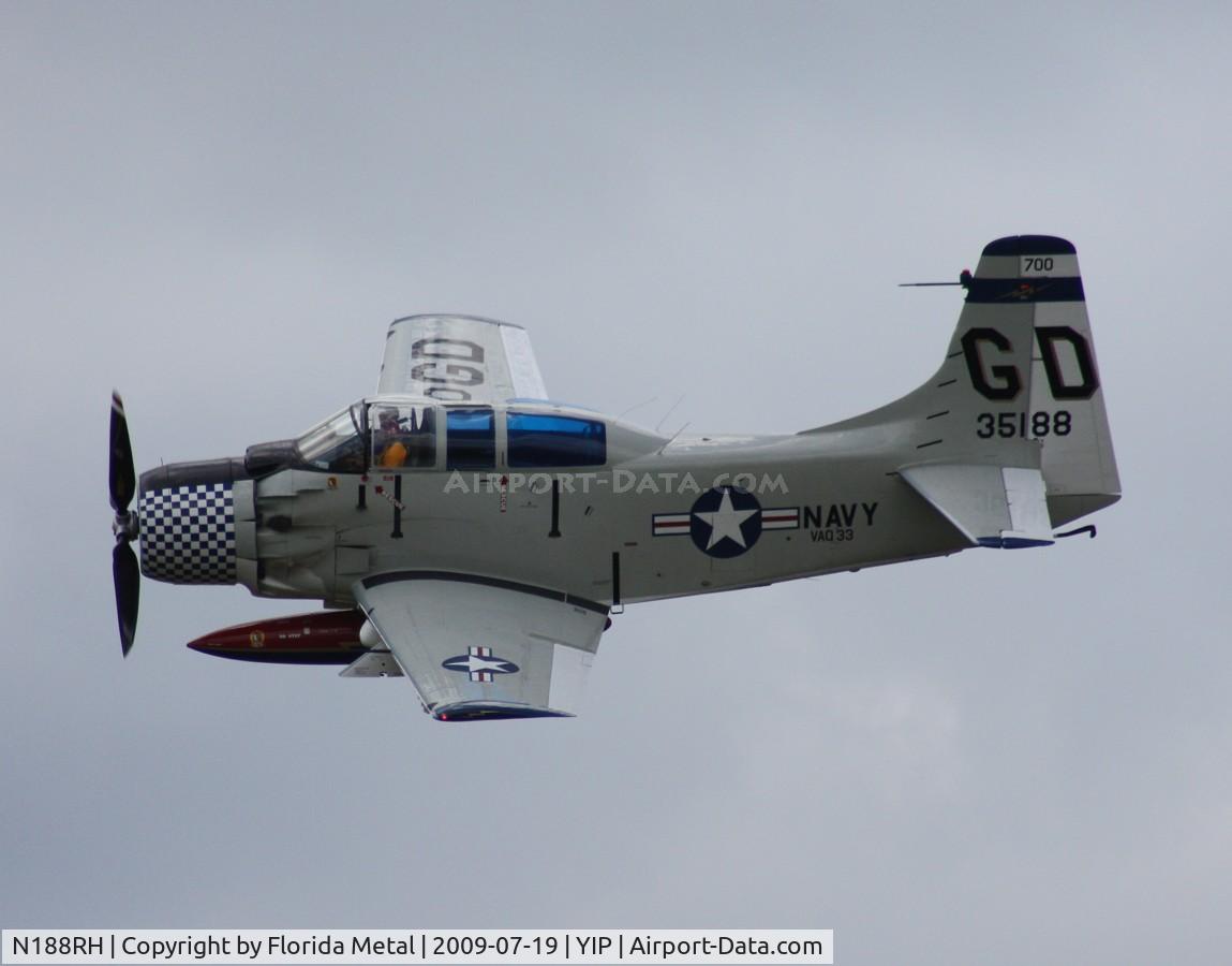N188RH, 1955 Douglas EA-1E Skyraider C/N 10265 (135188), EA-1E