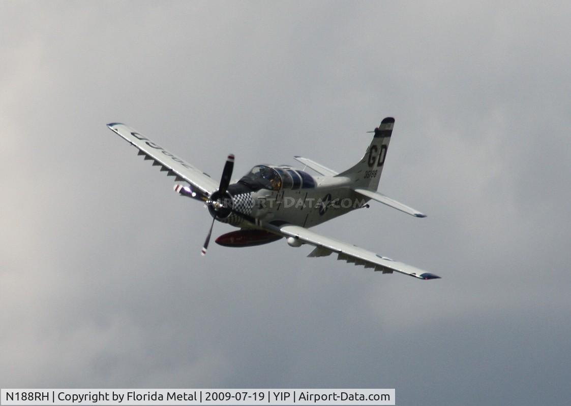 N188RH, 1955 Douglas EA-1E Skyraider C/N 10265 (135188), EA-1E