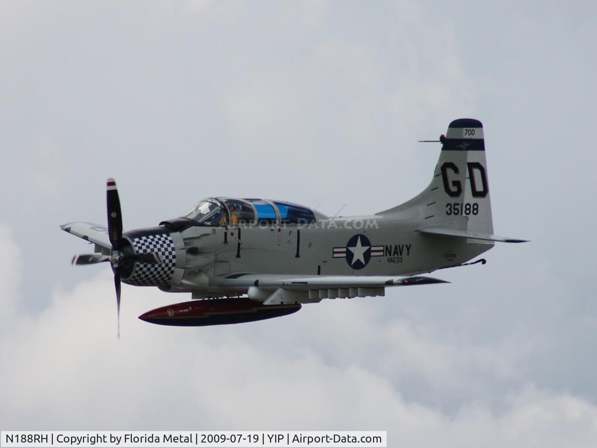 N188RH, 1955 Douglas EA-1E Skyraider C/N 10265 (135188), EA-1E