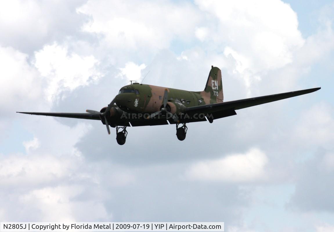 N2805J, 1944 Douglas DC3C-R-1830-90C C/N 20835, AC-47 Spooky