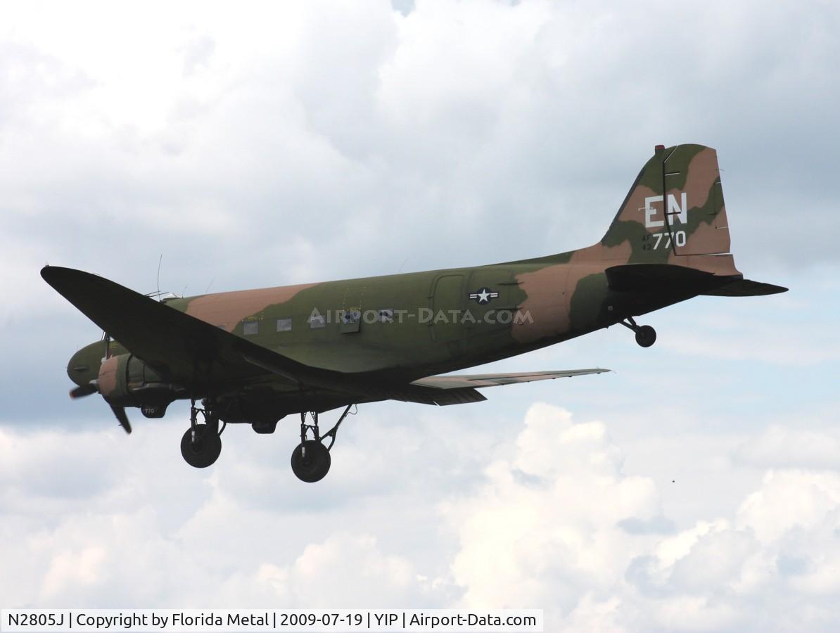 N2805J, 1944 Douglas DC3C-R-1830-90C C/N 20835, AC-47 Spooky
