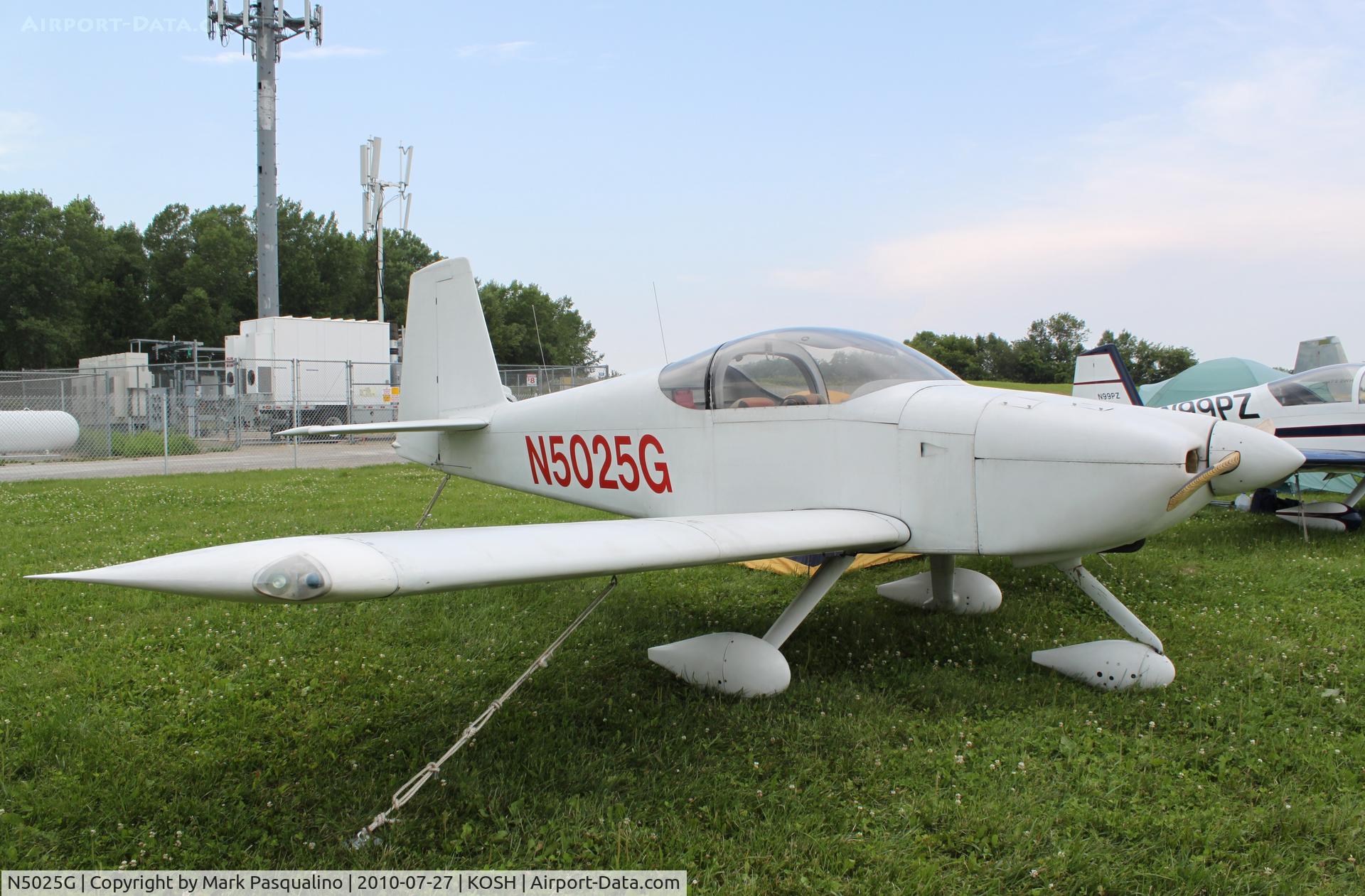 N5025G, 2006 Vans RV-7A C/N 71591, RV-7A