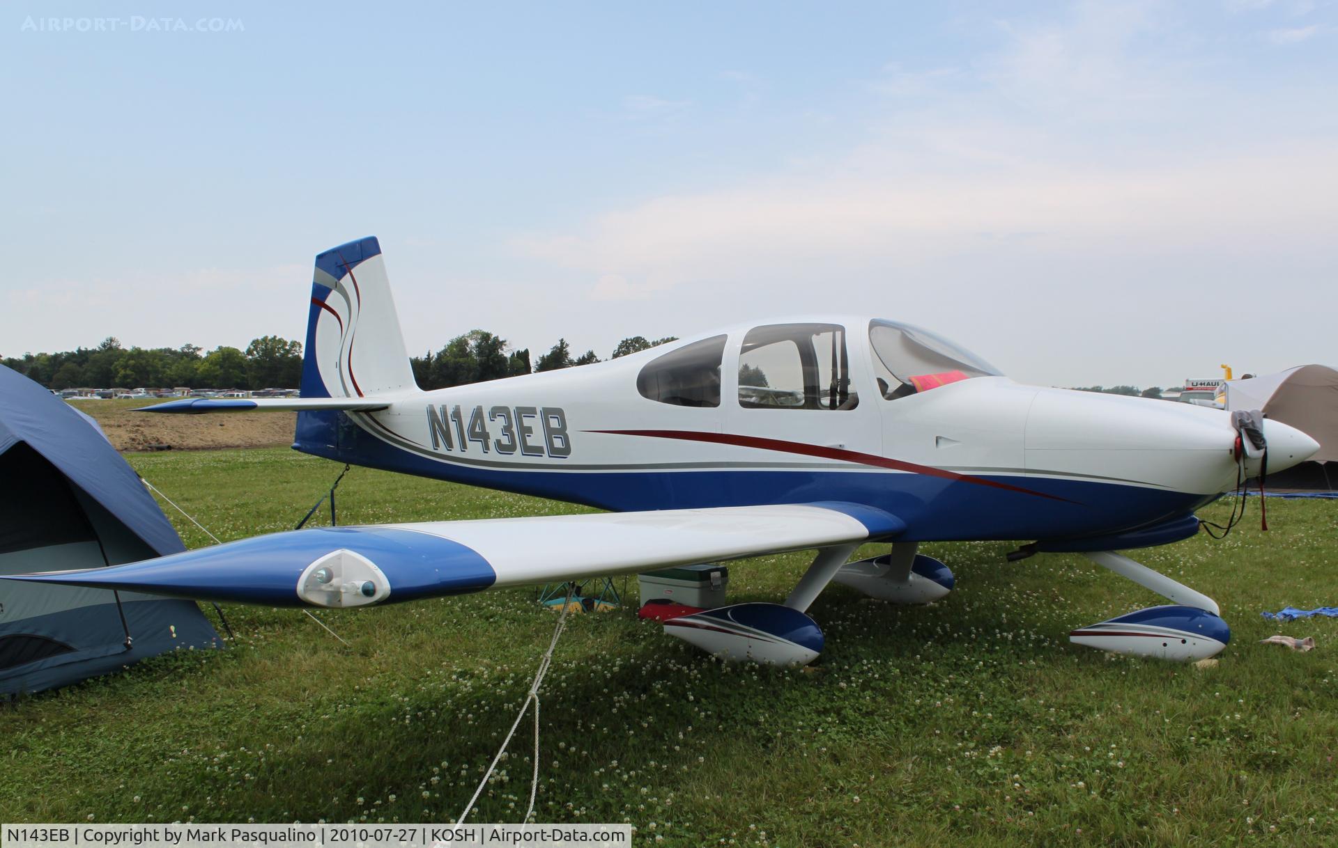 N143EB, 2007 Vans RV-10 C/N 40307, RV-10