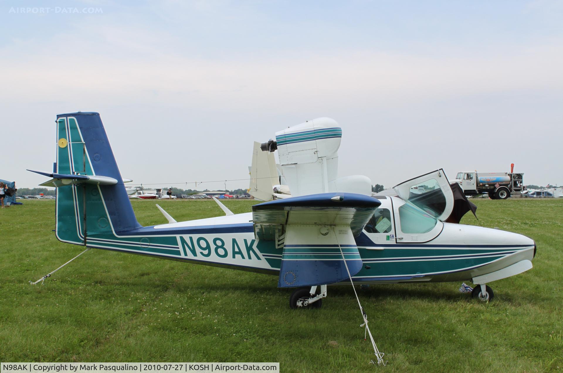 N98AK, 1977 Consolidated Aeronautics Inc. Lake LA-4-200 C/N 806, Lake LA-4-200
