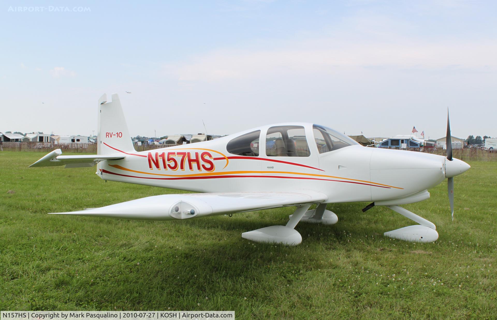 N157HS, 2008 Vans RV-10 C/N 40634, RV-10