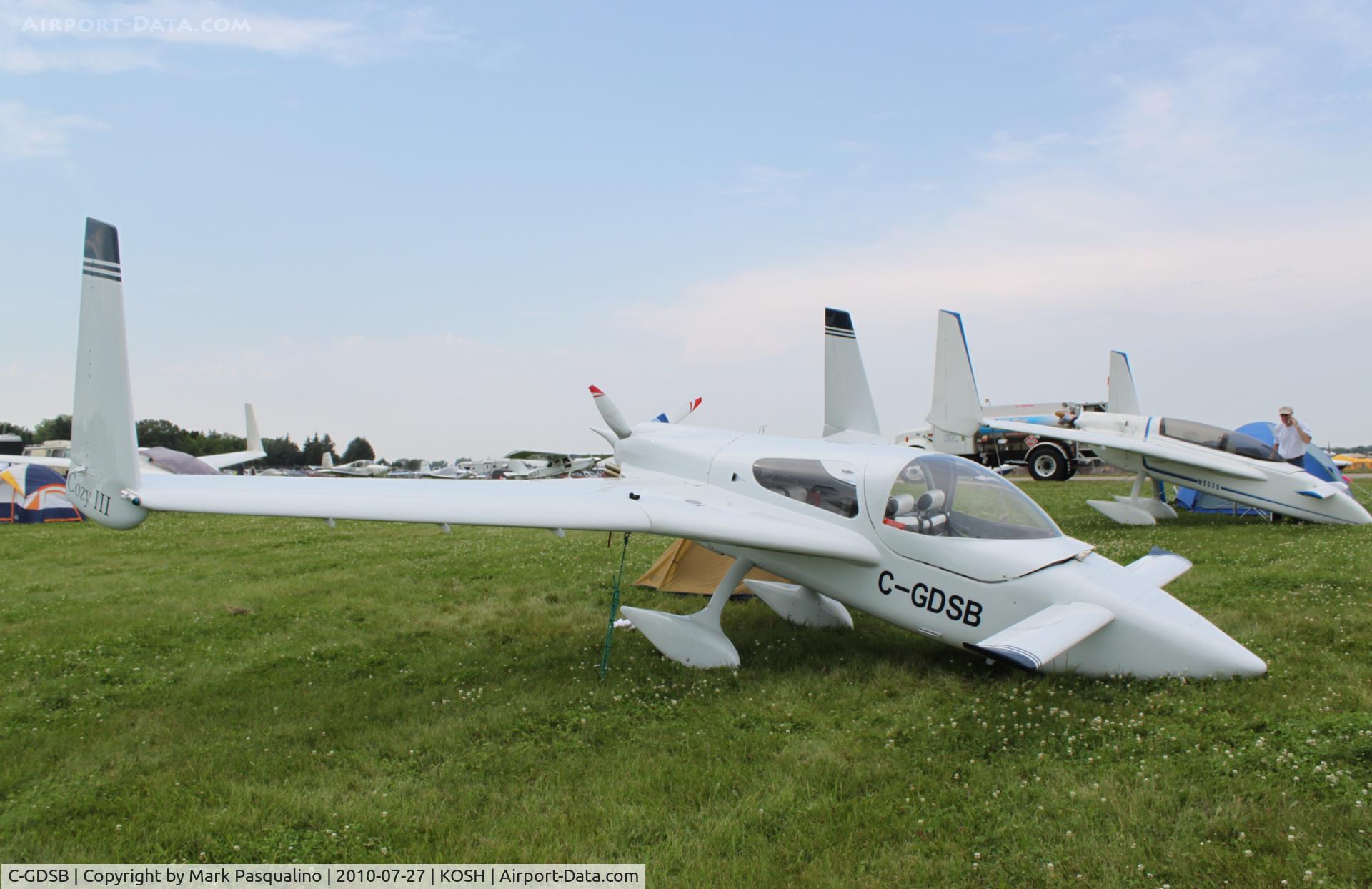 C-GDSB, 2009 Co-Z Cozy Mark III C/N 372, Cozy III