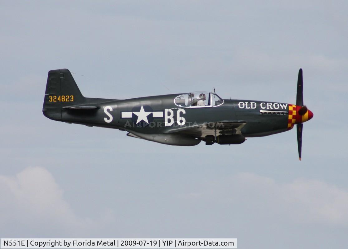 N551E, 1943 North American P-51B-1NA Mustang C/N 102-24700, P-51B Old Crow