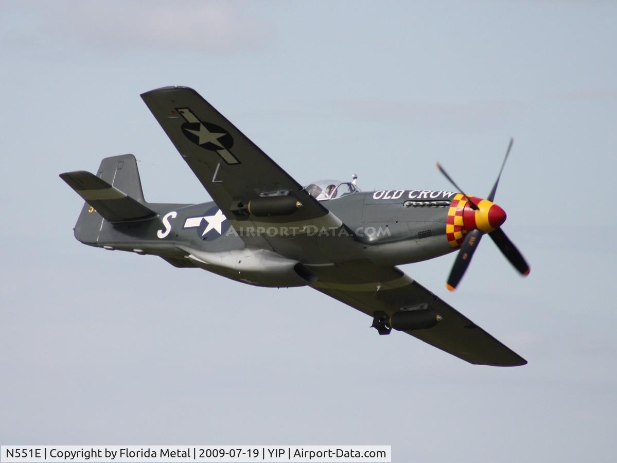 N551E, 1943 North American P-51B-1NA Mustang C/N 102-24700, P-51B Old Crow