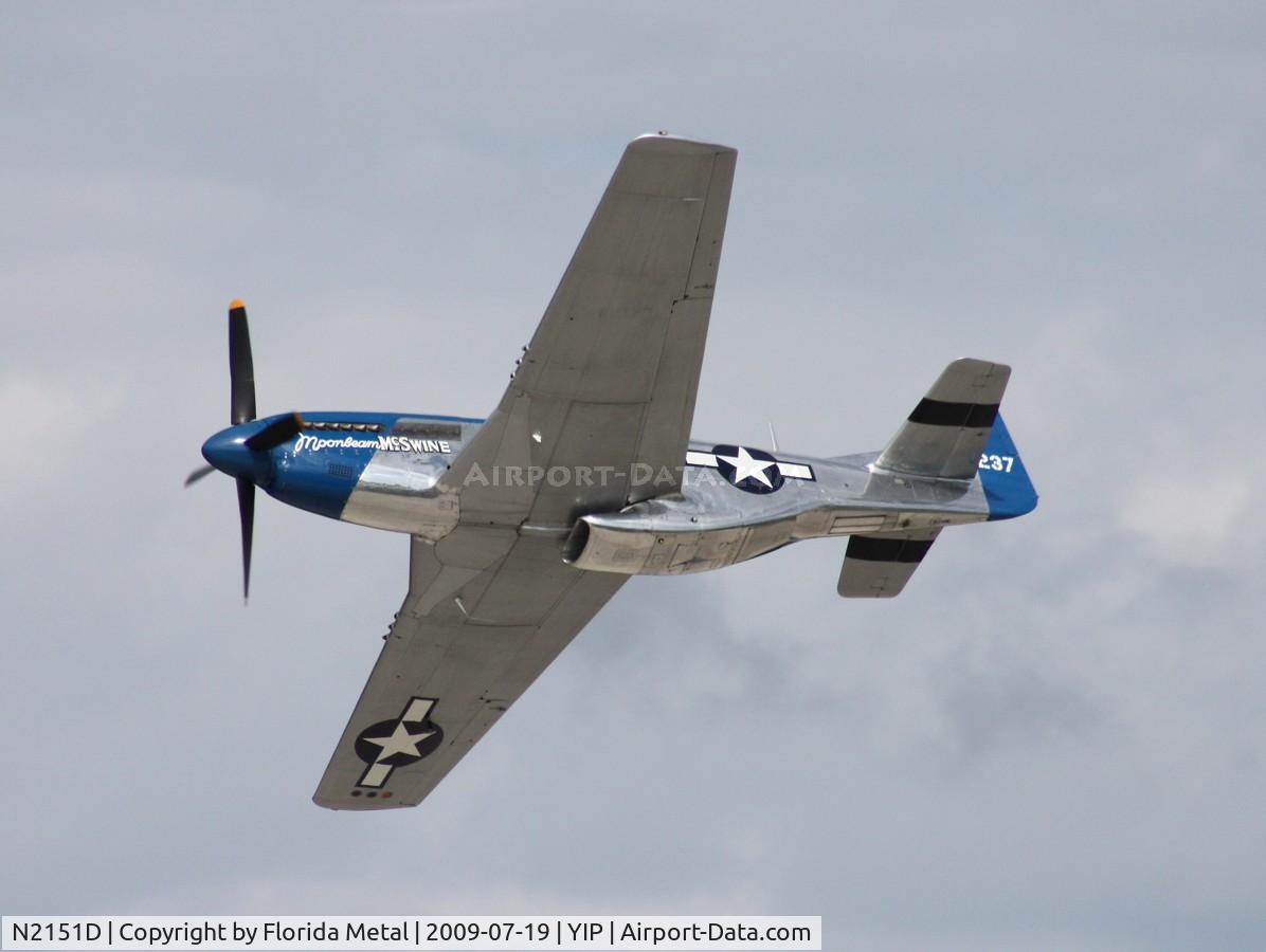 N2151D, 1944 North American F-51D Mustang C/N 122-40196, Moonbeam McSwine