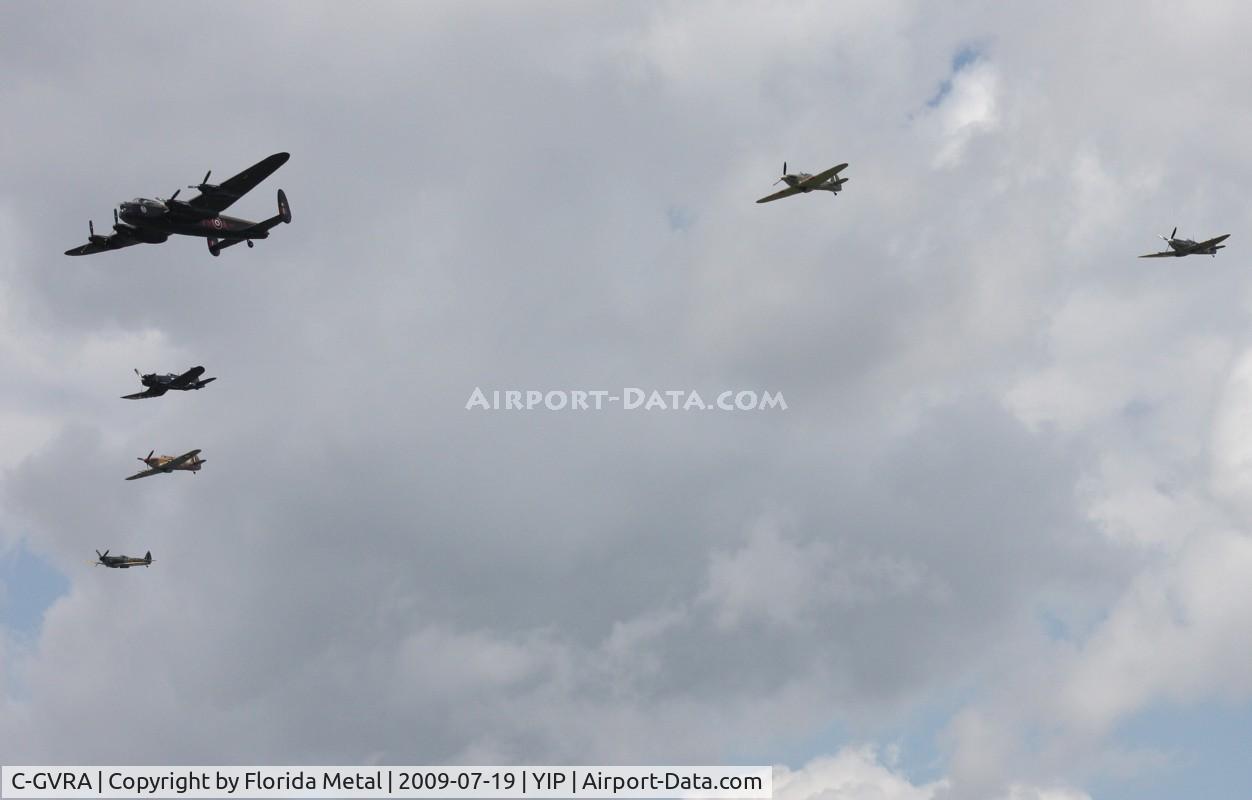 C-GVRA, 1945 Victory Aircraft Avro 683 Lancaster BX C/N FM 213 (3414), Lancaster and other RAF painted warbirds