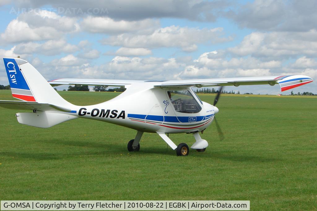 G-OMSA, 2009 Flight Design CTSW C/N 8501, CTSW - visitor to 2010 Sywell Airshow