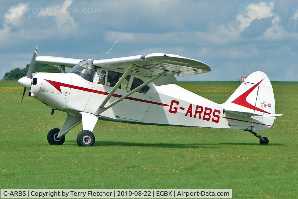 G-ARBS, 1959 Piper PA-22-160 Tri Pacer C/N 22-6858, 1959 Piper PIPER PA-22-160 (MODIFIED), c/n: 22-6858 - visitor to the 2010 Sywell Airshow