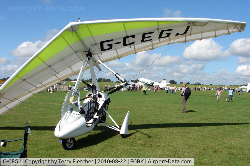 G-CEGJ, 2006 P&M Aviation Quik GT450 C/N 8234, 2006 P And M Aviation Ltd QUIK GT450, on display at Trade stall at 2010 Sywell Airshow