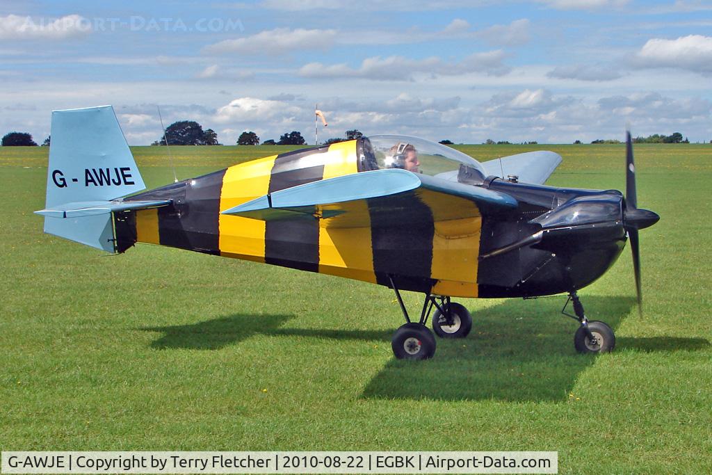 G-AWJE, 1968 Tipsy T-66 Nipper Mk 3 C/N S121, 1968 Slingsby Aircraft Co Ltd NIPPER T.66 RA45 SERIES 3, c/n: S121 - visitor to 2010 Sywell Airshow