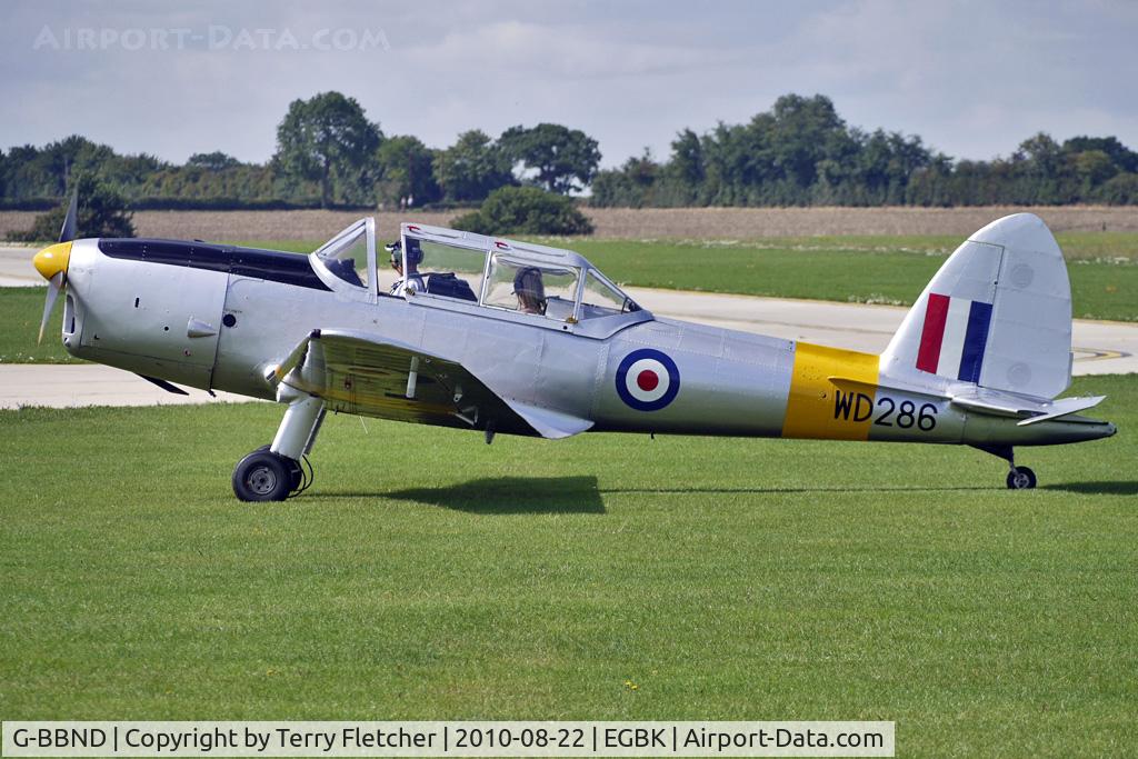 G-BBND, 1950 De Havilland DHC-1 Chipmunk T.10 C/N C1/0225, 1950 De Havilland DHC-1 CHIPMUNK 22, c/n: C1/0225 - visitor to 2010 Sywell Airshow