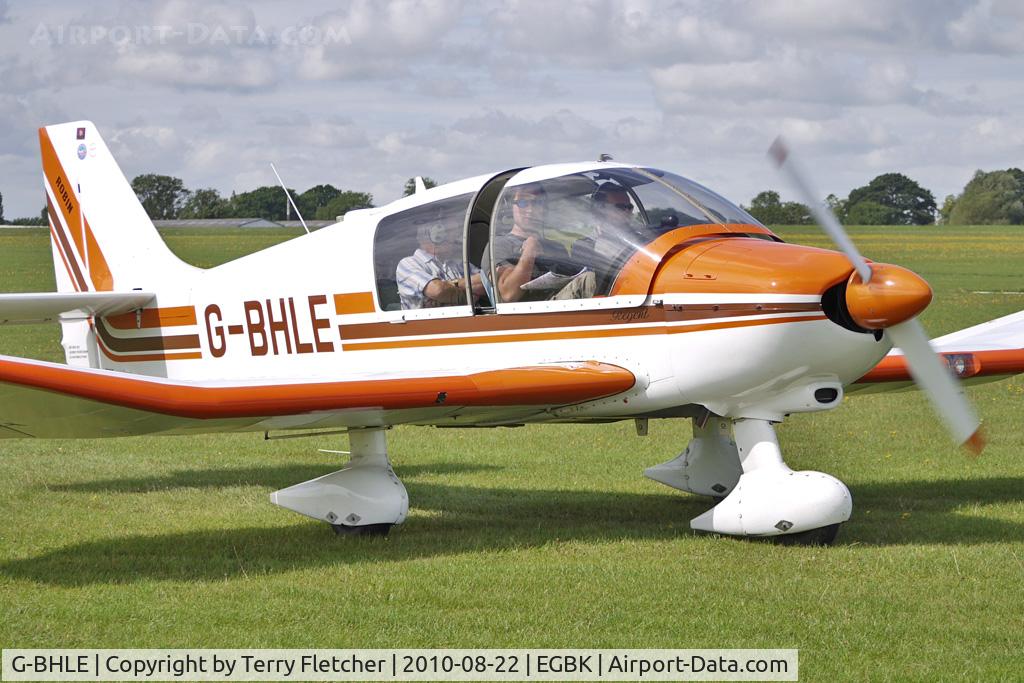 G-BHLE, 1980 Robin DR-400-180 Regent Regent C/N 1466, 1980 Avions Pierre Robin CEA DR400/180, c/n: 1466 - visitor to 2010 Sywell Airshow