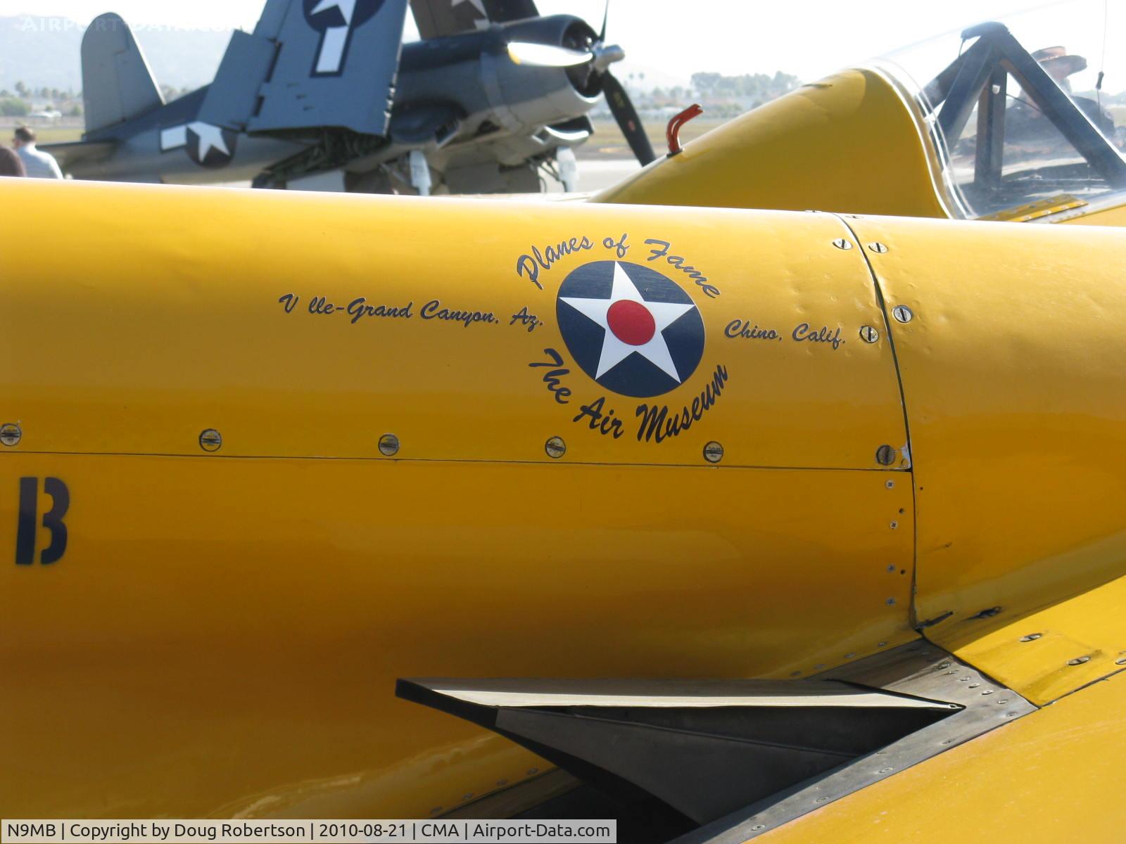 N9MB, 1945 Northrop N9M C/N 04, 1945 Northrop N-9M FLYING WING, two Franklin XO-540-7 pushers, 300 Hp each, NACA 65-019 airfoil, Planes of Fame-Chino CNO asset. Only 13 of this Franklin engine type model ever built.