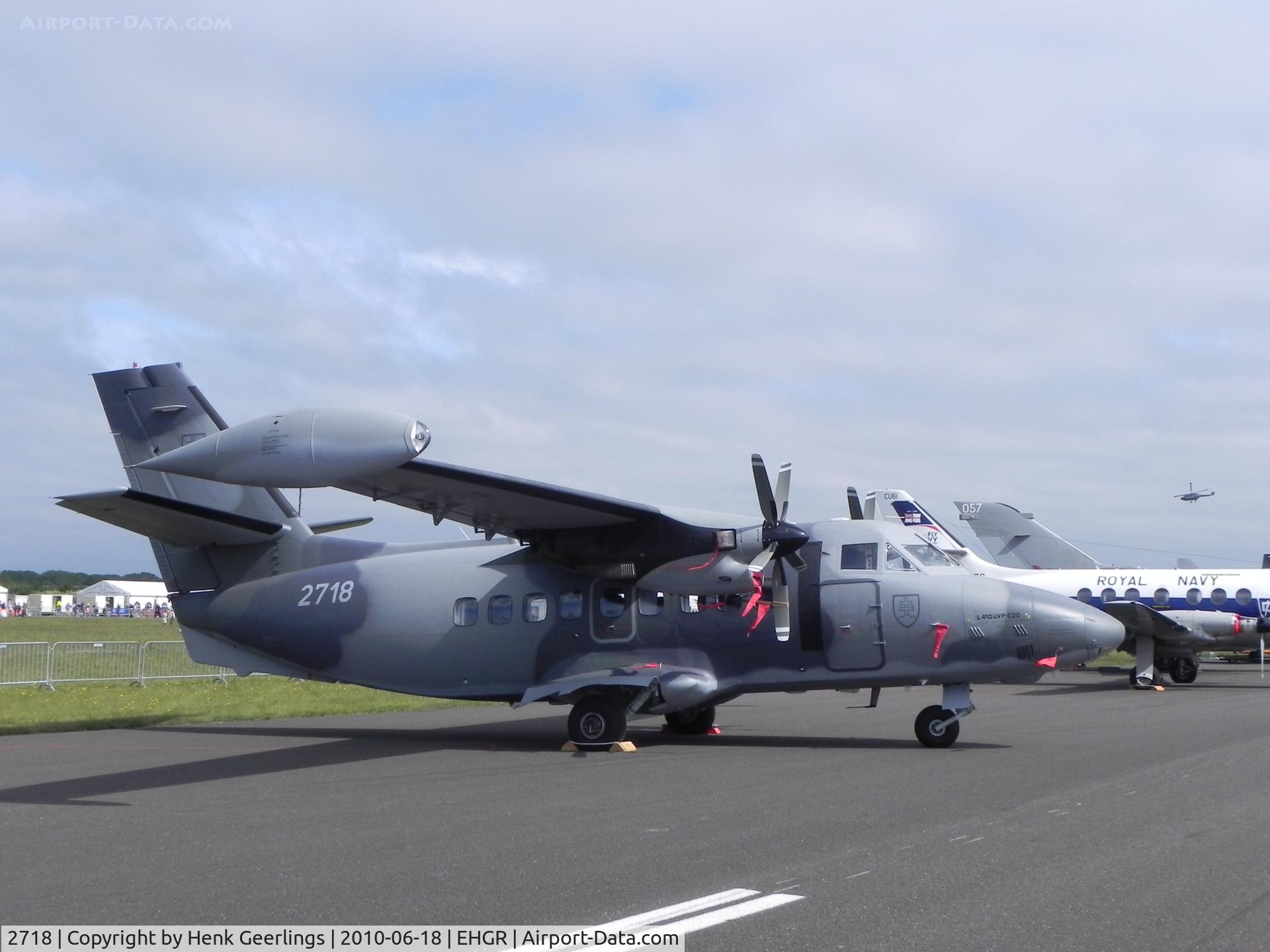 2718, 1992 Let L-410UVP-S Turbolet C/N 092718, Dutch AF Openday at Gilze Rijen AFB

Slovak AF